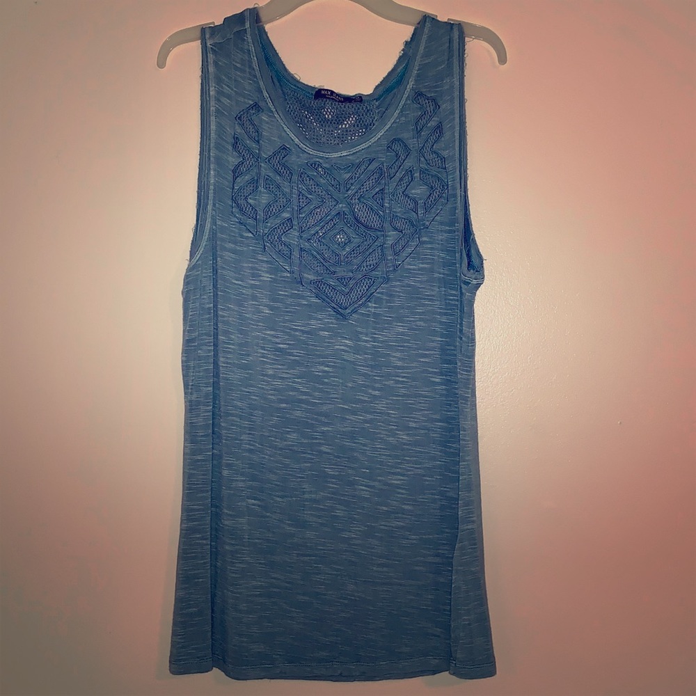 Ladies Distressed Tank